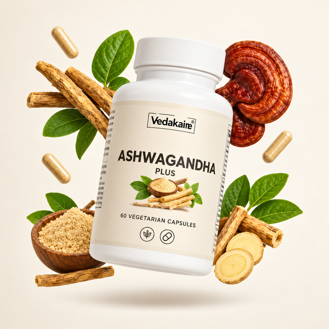Ashwagandha Plus – KSM-66 with Maca & Ginseng