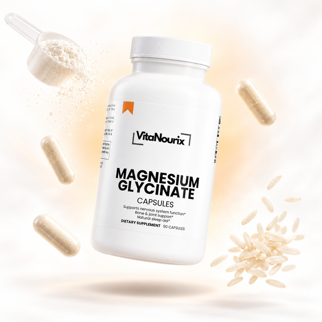 Magnesium Glycinate Capsules – 90 Count